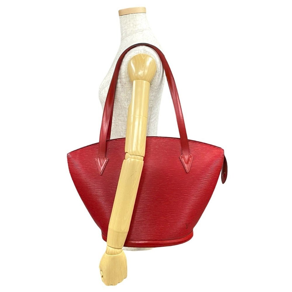 LOUIS VUITTON Saint-Jacques Shopping Epi Leather Tote Bag in Castilian Red - Picture 2 of 9